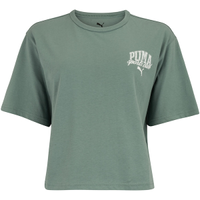 Blusa Cropped Feminina Puma Manga Curta Class Relaxed