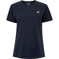 Camiseta Feminina ASICS Manga Curta Emblema Racket UV 50 Antiodor