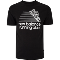 Camiseta Masculina New Balance Manga Curta Athletics Running Club
