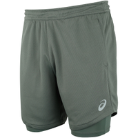 Bermuda Masculina ASICS Malha 2 em 1 Elástico Logo