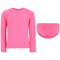 Conjunto Camiseta Manga Longa com Proteção Solar UV 50+ e Calcinha Girl Oxer - Feminino