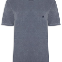 Camiseta Masculina Básica Stone - Azul