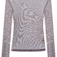 Blusa Feminina Tule Joana Brilho - Marrom