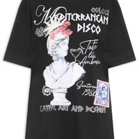 Camiseta Feminina Estampada - Preto