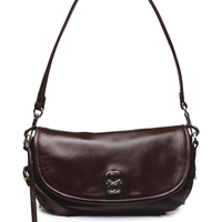 Bolsa Feminina Tiracolo Média Couro - Marrom