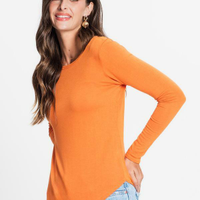 Blusa Feminina Manga Longa - Marrom