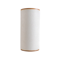 Arandela Retangular Tecido Boucle Natural Apollo
