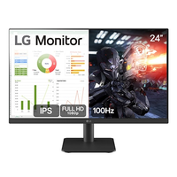 Monitor LG 24 IPS, Full HD, 100Hz, HDMI, Ajuste de Inclinação - 24MS500-B - 24MS500-B