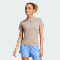 Camiseta Gola Careca Aeroready Train Essentials Minimal Branding Mulher adidas
