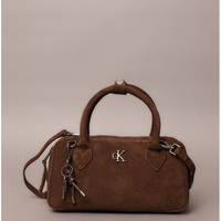 Bolsa Baguete Calvin Klein Jeans Camurça - Marrom Bolsa Baguete Calvin Klein Jeans Camurça Marrom u
