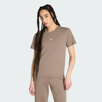 Camiseta Essentials de Algodão com Logotipo Pequeno. Mulher adidas