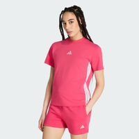 Camiseta Algodão Essentials Três Listras Mulher adidas