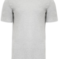 Camiseta masculina manga curta cinza