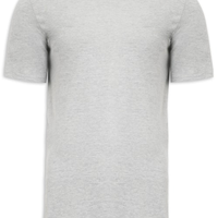 Camiseta masculina manga curta cinza