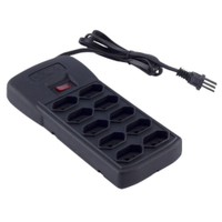 Filtro de Linha 12m 10A 10 Tomadas Bivolt Preto FORCELINE-673