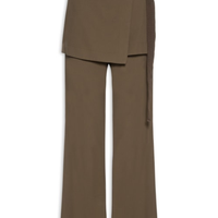 Calça Feminina Crepe Envelope Elisa - Marrom