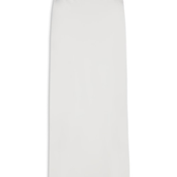 Saia Longa Em Crepe Recorte - Off White