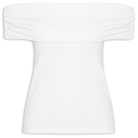 Blusa feminina ombro a ombro off white