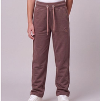 Calça Menina Moletom Jogger Patch Calvin Klein Jeans - Cafe Calça Menina Moletom Jogger Patch Calvin Klein Jeans Cafe 14