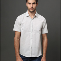 Camisa Masculina Premium Calvin Klein - Cinza Claro Camisa Masculina Premium Calvin Klein Cinza Claro 1