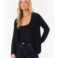 Cardigan Tricot Detalhe Fenda Lateral