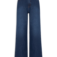 Calça Feminina Jeans Wide Leg - Azul