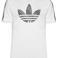 Camiseta Masculina Monogram 3S T - Branco