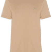 Camiseta Masculina M/M Logo - Bege
