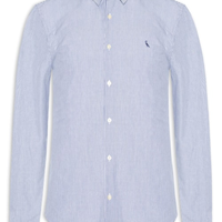 Camisa Casual Masculina Manga Longa Toronto - Azul