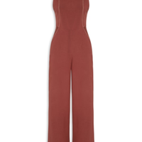 Macacão Feminino Pesponto Contraste - Vermelho