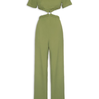 Macacão Feminino Crepe - Verde