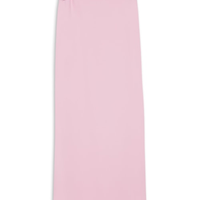 Saia Midi Crepe Recorte - Rosa