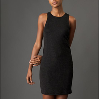 Vestido Feminino Jacquard Lurex Calvin Klein Jeans - Preto Vestido Feminino Jacquard Lurex Calvin Klein Jeans Preto p