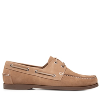 Sapato Masculino Dockside Náutico Suede - Bege