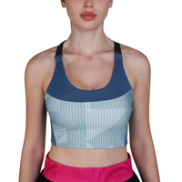 Top de Corrida Mizuno Run Easy 4 Feminino P Azul