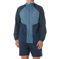 Jaqueta de Corrida Masculina Mizuno High 2 P Azul