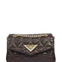 Bolsa Feminina Tiracolo Média Couro - Marrom