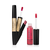 Combo Batons Eudora: Batom Glam Rosado Nobre 1,8g + Batom Tint 2 em 1 Rosa 5,5ml