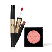 Combo Glam: Blush em Pó 5g + Batom 1,8g