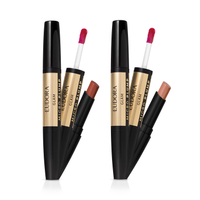 Combo Batom Glam Micro Plump: Malva Essencial 1,8g + Terracota Retrô 1,8g