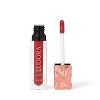 Batom Líquido Cremoso Metals Rosé Terracota Exclusivo Eudora Make 2,5m