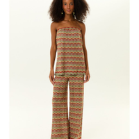 Calça Tricot Chevron Lurex