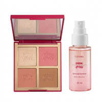 Combo Niina Secrets: Paleta Luminous Cor 01 12g + Bruma Fresh Skin Travel Size 30ml