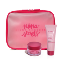 Combo Niina Secrets Skin: Micelar Milk Leite de Limpeza 250ml + Máscara Labial Noturna Lip Repair 9g