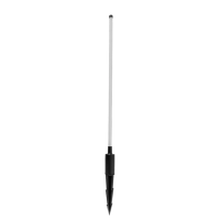 Espeto Led Aluminio Preto 10W 3000K Ip65 Vertical