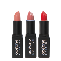 Kit Océane Edition Mini Lipstick Nude Pink Red Kiss E Sienna Nude (3 Produtos)