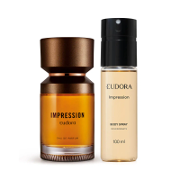 Combo Impression: Body Spray Desodorante 100ml + Gel Pós Barba 75g