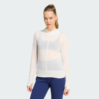 Blusa Capuz Manga Longa Soft Lux Sheer Mulher adidas
