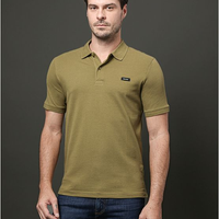 Polo Masculina Slim Piquet Calvin Klein - Oliva Polo Masculina Slim Piquet Calvin Klein Oliva Ggg