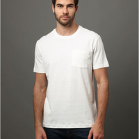 Camiseta Masculina Malhão Bolso Calvin Klein - Off White Camiseta Masculina Malhão Bolso Calvin Klein Off White Pp